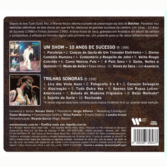 CD Belchior - Paralelas 2 CDs contracapa