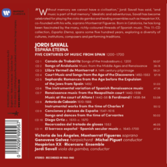 CD Jordi Savall - España Eterna (11 CDs) - importado - comprar online