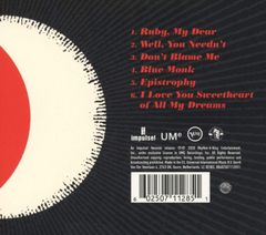 CD Thelonious Monk - Palo Alto (importado) - comprar online