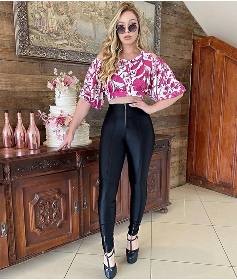 Calça prada com ziper discount