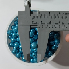Perla Plástica Turquesa 8mm - comprar online