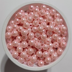 Perla Plástica 8mm Rosas
