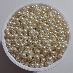 Perla Plástica 6mm Crema