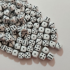 20gr Dados Blancos Plasticos - comprar online