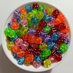 20gr Dados Transparentes Colores Surtidos