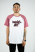 Camiseta Oversized Tag Federal Art Vermelho/Branco - 12003