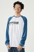 Camiseta Manga Longa Limited Federal Art Branco/Azul - 64320 - loja online