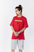 Camiseta Oversized Just Relax Federal Art Vermelho - 12217 - comprar online