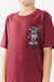 Camiseta Juvenil Robo - 12054 - Bordô - comprar online