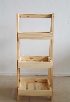 Organizador Estantería Escalera de 44cm de ancho BAJO de 3 estantes - comprar online