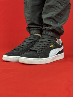 Puma suede preto branco - comprar online