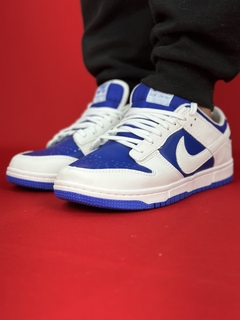 Nike dunk branco azul nacional s - comprar online