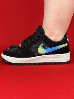 Nike air force 1 preto branco camurca camaleao nacional s - comprar online