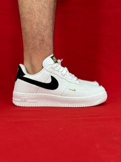 Nike air force 1 branco preto amarelo nacional s