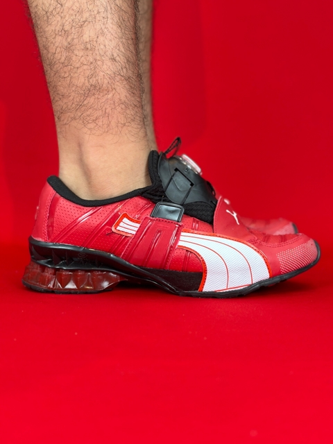 Puma disc vermelho branco nacional premium WL Drop