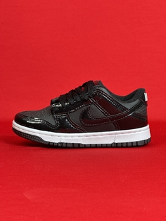 Dunk Low Infantil Preto Vinil Sola Branca - WL Drop