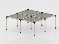 Kit Pergola - 4 Modulos - Sobre Suelo - comprar online