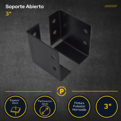 Soporte abierto para 2x3 3x3 (Alas Internas - Ancho Regulable) en internet