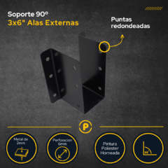 Soporte de Tirante 3x6 (Alas externas) en internet