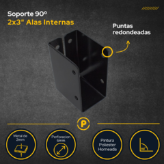 Soporte de Tirante 2x3 (Alas internas) en internet