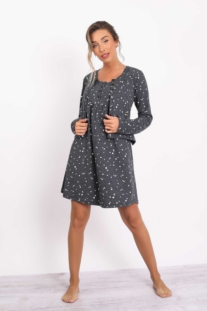 Camison Maternal Lunares Lencatex Art. 21292