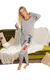 Pijama Invierno Dama Mujer Escote En V Lencatex (art. 23357) Talle especial - comprar online