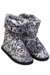 Pantuflas botitas piel peluche Bianca Secreta 24570 - comprar online