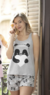 Pijama verano Mujer Oso panda Lencatex ART 25750 en internet