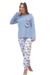 Pijama invierno algodón jersey mujer Lencatex 24303 - comprar online