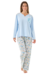 Pijama invierno mujer jersey 54 al 60 Mariené 2249 - comprar online
