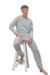 Pijama invierno hombre algodón jersey Lencatex 24501 Talle 5 y 6 - comprar online