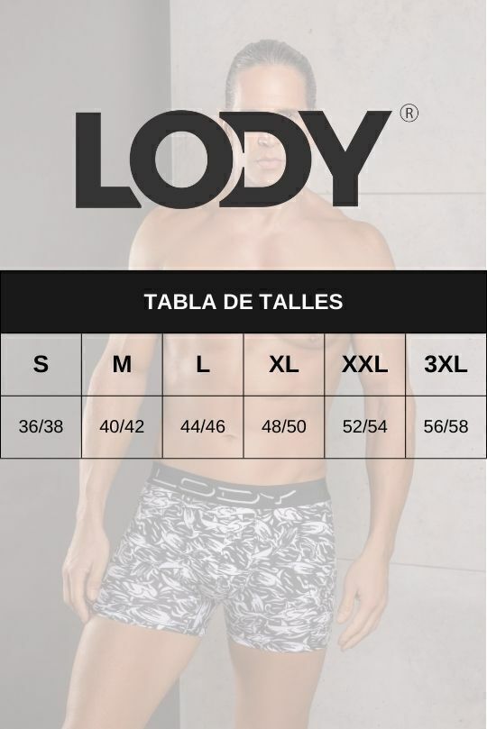 Boxer Hombre Lody Men Algodon Y Lycra Estampado Art. 914