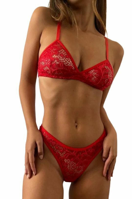 Out From Under Lace Padded Fusion Triangle Bra
