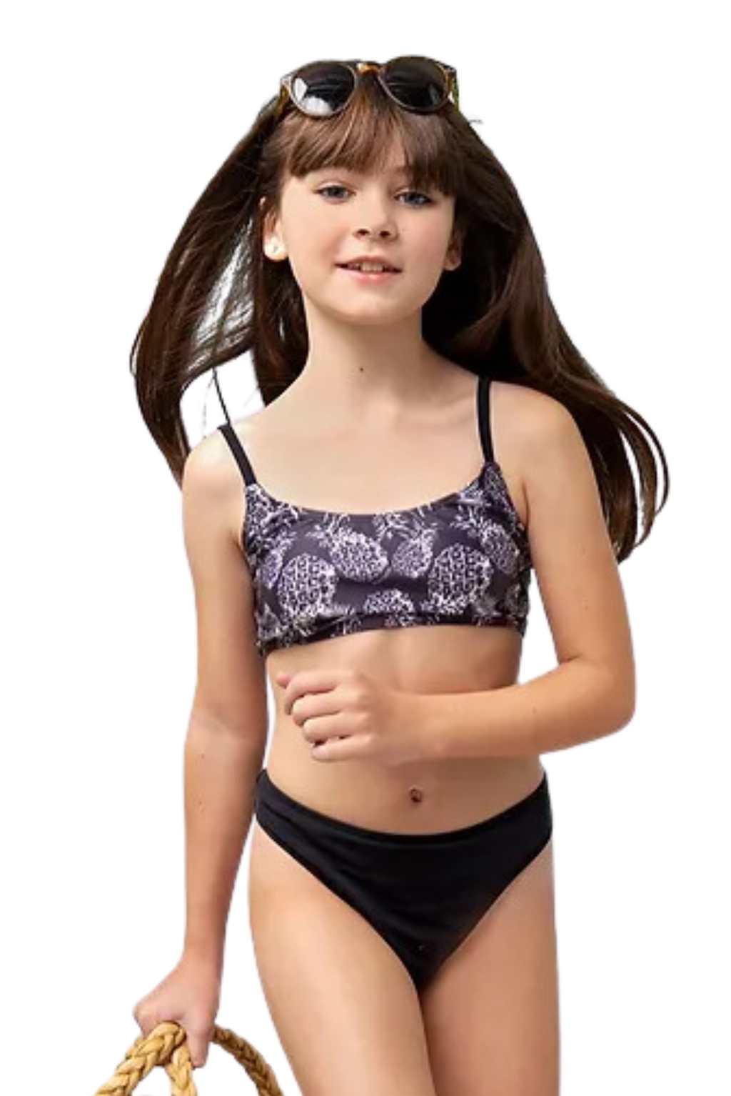 Malla bikini nena juvenil top para atar Elemento 2405