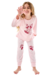 Pijama invierno estampado para nena algodón jersey Mariene 2266
