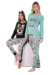 Pijama invierno mujer algodón Lencatex 24305 Talle 5 y 6 - comprar online