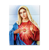 Mosaico de Azulejos Sagrado Coração de Maria 80x60cm Mural 12 Peças