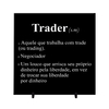 Azulejo Definição Profissão Trader Mercado Financeiro - comprar online
