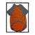 Camiseta Pet T-shirt Stripe Orange