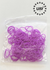 Elástico Silicone Grosso Violeta Neon - Aprox. 180 unidades - comprar online