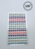 Cartela Adesiva Meia Pérola 8mm Colorido Mesclado - comprar online