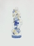 Nossa Senhora Desatadora dos Nós floral azul - 19cm