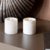 Kit c/ 2 velas aromáticas em vidro decorativo branco – Aroma White Garden - comprar online