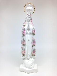Nossa Senhora de Fátima - Floral Rosa 32cm