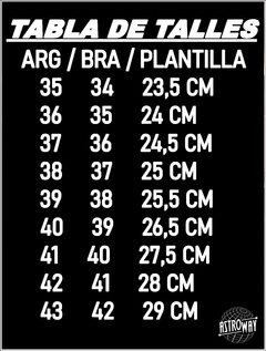 Tabla de tallas nike ojotas shop