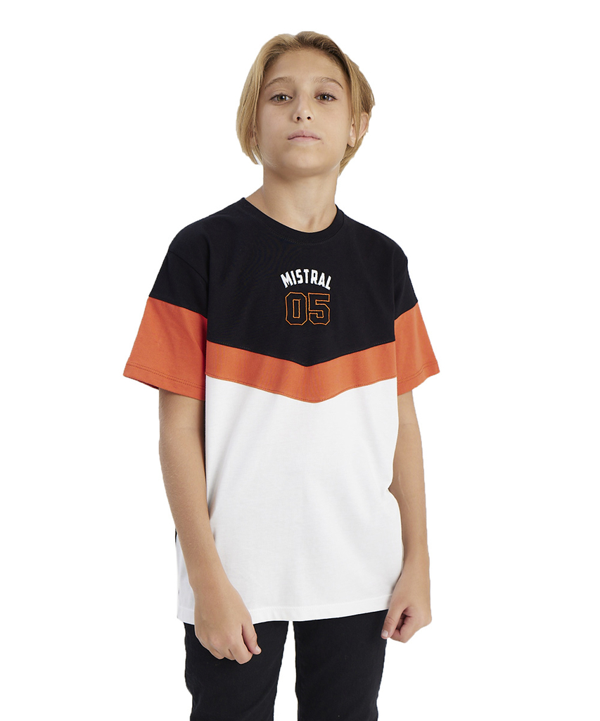 Remera Nino Mistral Julen MC Comoda Bordada y Moderna