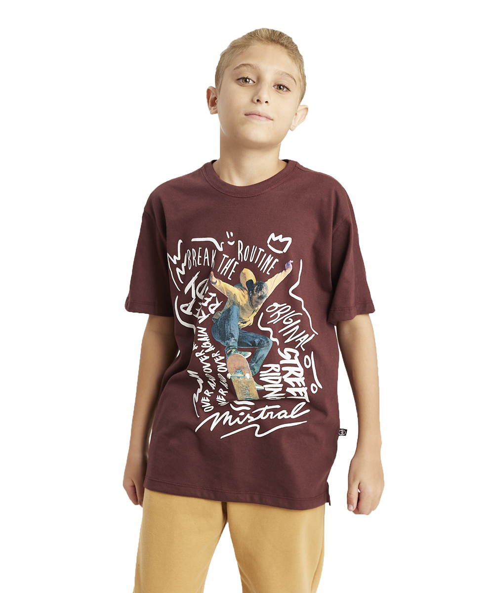 Remera Mistral Nino Algodon Estampada Ideal Verano