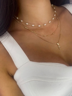 COLAR CHOCKER BRISA BANHO OURO - POLYANNA 