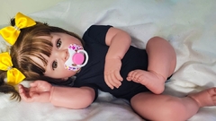Imagem do Boneca Bebê Reborn Princesa Morena Muito Linda e Realista