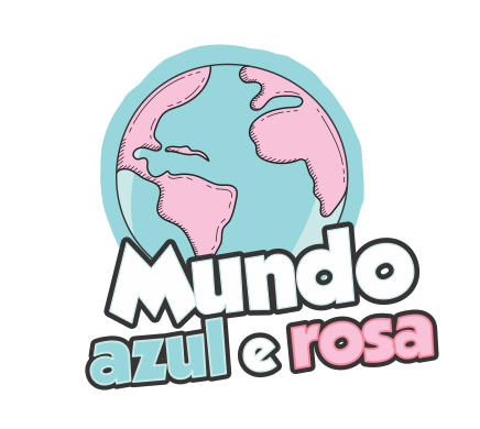 Azul top com rosa